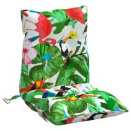 Възглавници за стол с ниска облегалка 4 бр многоцветни Оксфорд