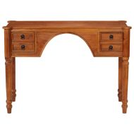 Бюро с чекмеджета 110x50x76 см масивна акация