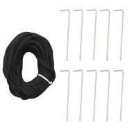 Коледна светеща елха с шипове 570 LED топло бяло 300 см