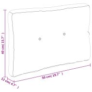 Палетни възглавници, 2 бр, кремави, текстил