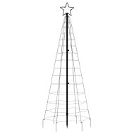 Коледна светеща елха с шипове 220 LED синя 180 см