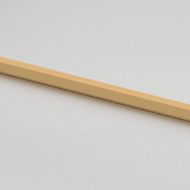 Интериорна врата златиста 76x201,5 см закалено стъкло алуминий