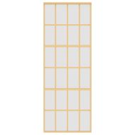 Плъзгаща се врата 76x205 см матирано ESG стъкло и алуминий