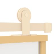 Плъзгаща се врата 76x205 см матирано ESG стъкло и алуминий