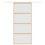 Плъзгаща се врата 90x205 см матирано ESG стъкло и алуминий