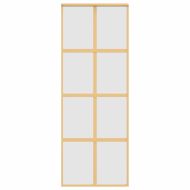 Плъзгаща се врата 76x205 см матирано ESG стъкло и алуминий