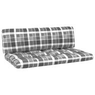 Среден диван от градински палети, меденокафяв импрегниран бор