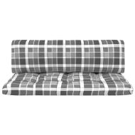 Среден диван от градински палети, меденокафяв импрегниран бор