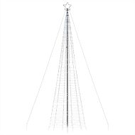 LED коледна елха с шипове 1534 светодиода студено бяло 500 см