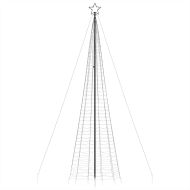 LED коледна елха с шипове 1534 светодиода Цветни 500 см