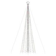 LED коледна елха с шипове 1534 светодиода Цветни 500 см