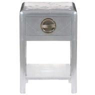 Авиаторна помощна маса с 1 чекмедже, стил ретро самолет