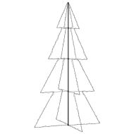 Коледна елха конус, 360 LED, за закрито и открито, 143x250 см