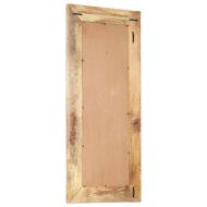 Ръчно резбовано огледало, 110x50x2,6 см, мангово дърво масив