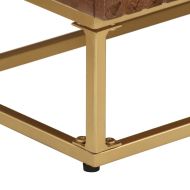 Бюфет, 55x30x76 см, мангово дърво масив и желязо