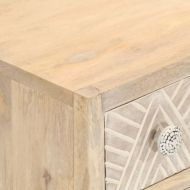 Бюфет, 55x30x76 см, мангово дърво масив и желязо