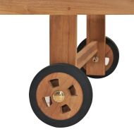 Шезлонг с шалте, тиково дърво масив, зелено