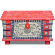 Ракла от мангово дърво, 80x40x45 cм, черевно