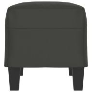 Пейка, тъмносива, 70x35x41 см, микрофибърен плат