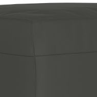 Пейка, тъмносива, 70x35x41 см, микрофибърен плат