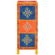 Ръчно декориран бюфет, 54x30x74 см, дърво манго масив