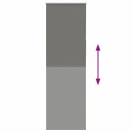 Ролетна щора Blackout Сив 75x210 cm Ширина на плата 70,7 cm