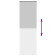 Ролкова щора Blackout Светло сиво 70x210 cm Ширина на плата