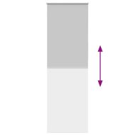 Ролкова щора Blackout Светло сиво 75x230 cm Ширина на плата