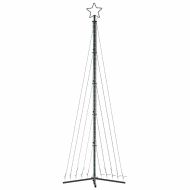 LED коледна елха 495 светодиода студено бяло 300,5 см