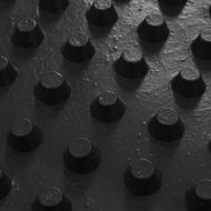 Гофрирани дренажни мембрани, 2 бр, HDPE, 400 г/м², 0,5x20 м