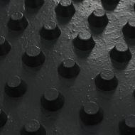 Гофрирана дренажна мембрана, HDPE, 400 г/м², 1x20 м