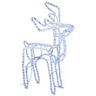 Комплект коледни елени, 3 бр, студено бяло