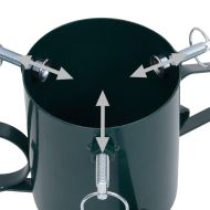 Стойка за коледна елха, зелена, 58x58x21 см