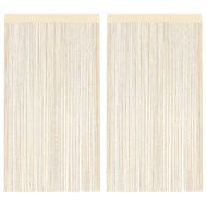 Пердета ресни, 2 бр, 140x250 см, кремави