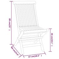 Градински трапезен комплект, 3 части, тиково дърво масив