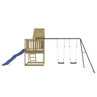 Комбинирано детско съоръжение за игра, импрегниран бор