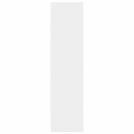 Гардероб, бял, 30x50x200 см, инженерно дърво