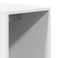 Гардероб, бял, 30x50x200 см, инженерно дърво