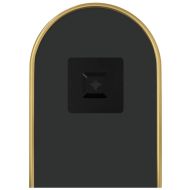 Стенно огледало злато 40x15 см овално