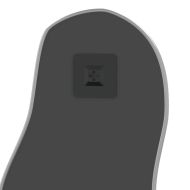 Стенно огледало сребро 90x40 см