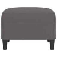 Табуретка, сива, 70x55x41 см, изкуствена кожа