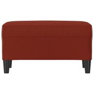 Пейка, виненочервена, 70x35x41 см, изкуствена кожа