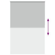 Ролкова щора Blackout Светло сиво 150x210 cm Ширина на плата