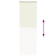 Ролкова щора белезникав 55x130 см Ширина на плата 50,7 см