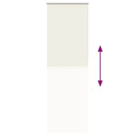 Ролкова щора белезникав 75x230 см Ширина на плата 70,7 см