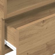 Нощно шкафче за стенен монтаж, дъб артизан, 45x26x28,5 см