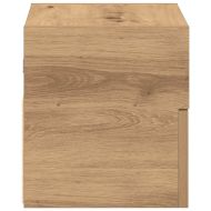 Нощни шкафчета за стенен монтаж, 2 бр, дъб артизан 45x26x28,5см