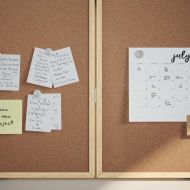 Коркова дъска Кафяво 80 x 1.4 x 80 см Борово дърво масив