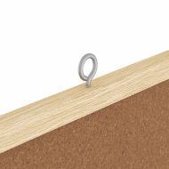Коркова дъска Кафяво 80 x 1.4 x 80 см Борово дърво масив