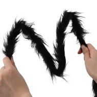 Декорация с паяк за Хелоуин 6 pcs Черно 75 cm